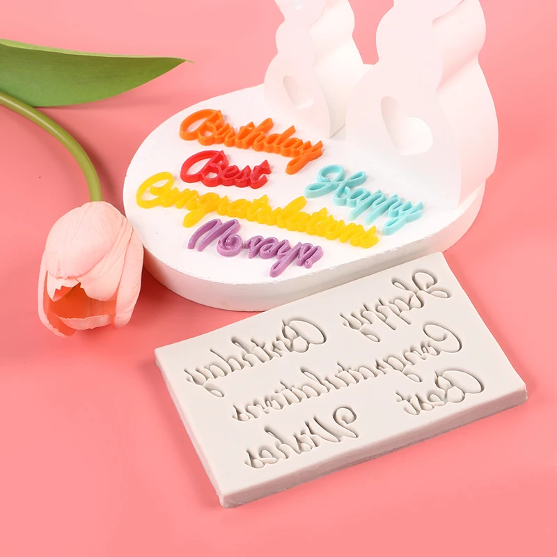 Alphabet Number Silicone Mold Cake Decorating Uppercase Lowercase Letter Fondant Chocolate Candy Sugarcraft Baking Mould