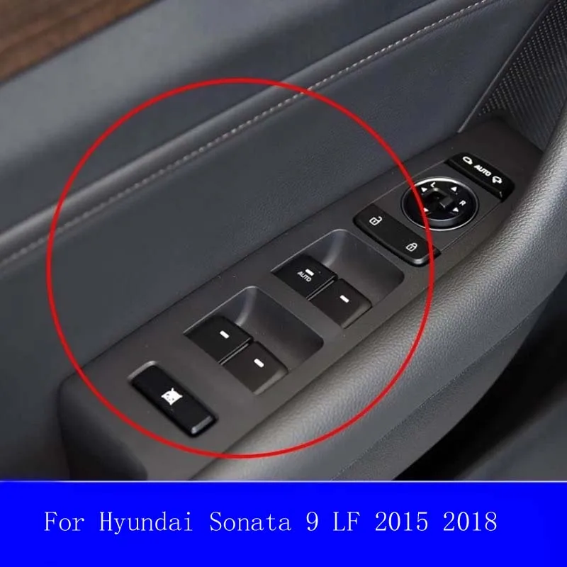 Front Left Driver Side Power Window Master Switch Assembly For Hyundai Sonata 9 LF 2015‑2018 Electric Window Lifter