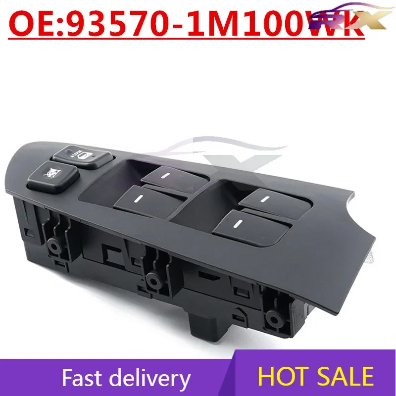 NEW:93570-1M100WK Power Window Master Control Switch For Hyundai/Kia