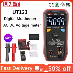 UNI-T UT123 Mini Digital Multimeter; Ac-dc Voltmeter; Resistance (ohm) Temperature Tester; NCV/ Continuity Test /EBTN Color Scre