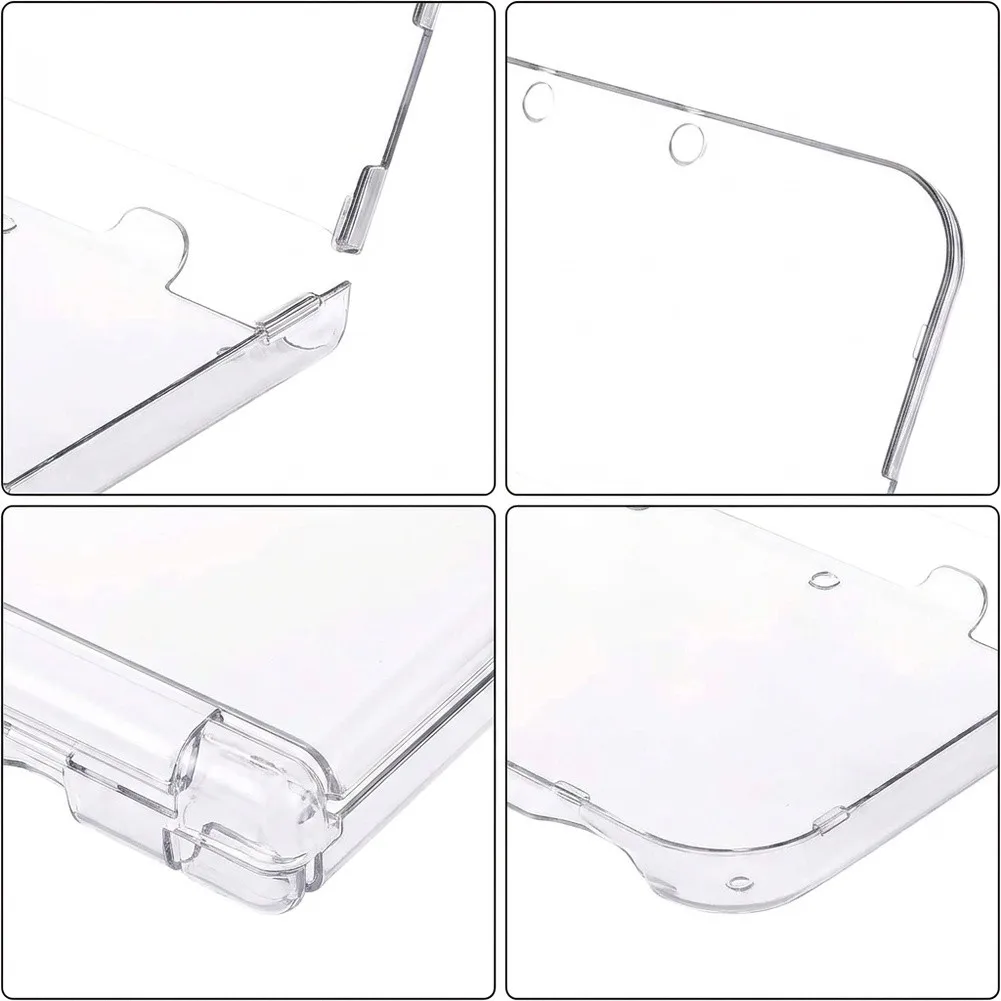 Clear PC Hard Shell Case for Nintendo For New for 3ds XL LL - Lightweight Protective Cover with Accurate Port Cutouts - view 2