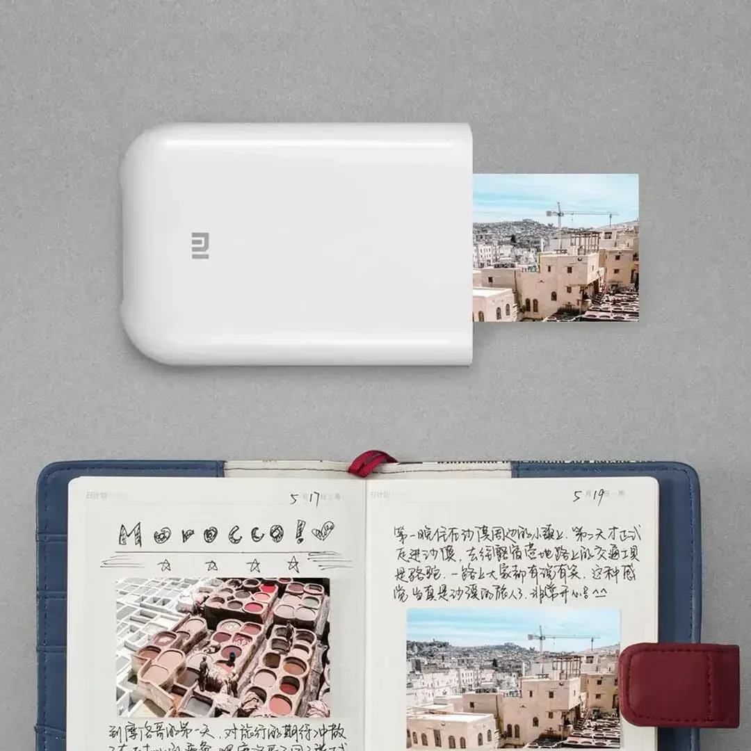 For Original Xiaomi Pocket Printer Paper ZINK Self-adhesive Photo Print Sheets for 3-inch Mini Pocket Photo Printer Only Paper