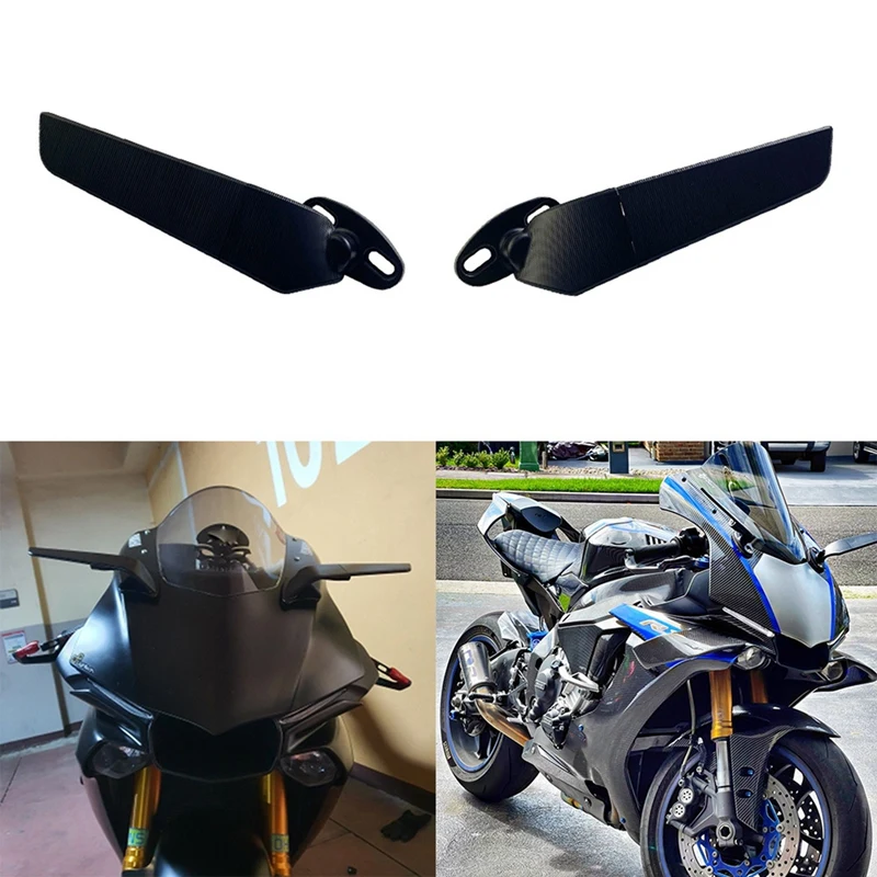 

A21F-Motorcycle Mirrors Modified Wind Wing Adjustable Rotating Rearview Mirror For YAMAHA R15 R25 R3 R1 R1S R6 R6S V2 V3