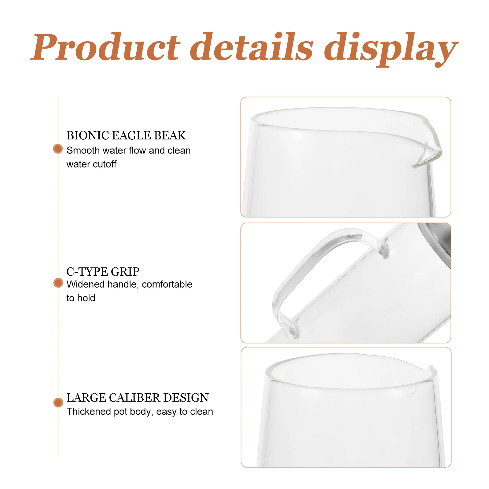 

Large Capacity Stainless Steel Water Pitcher Cold Water Jug Hot Cold Drink Container Filter Lid Kitchen Essentials
