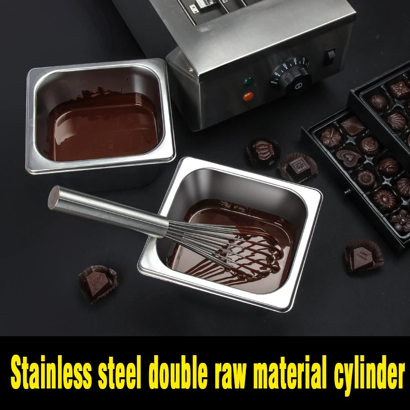 

2/3 Pot Electric Display Electric Chocolate Melting Machine 220V Water Insulation Heating Chocolate Melting Pot Warmer Melter