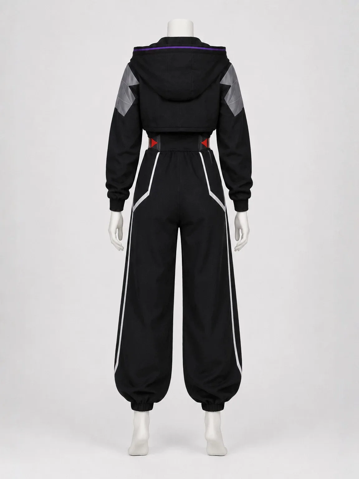 Cyberpunk Edgerunners Season 2 Talia Yang D Netrunner Cosplay Jumpsuit & Cargo Jacket, Unisex Anime Cos Outfit for Halloween Cos - view 5