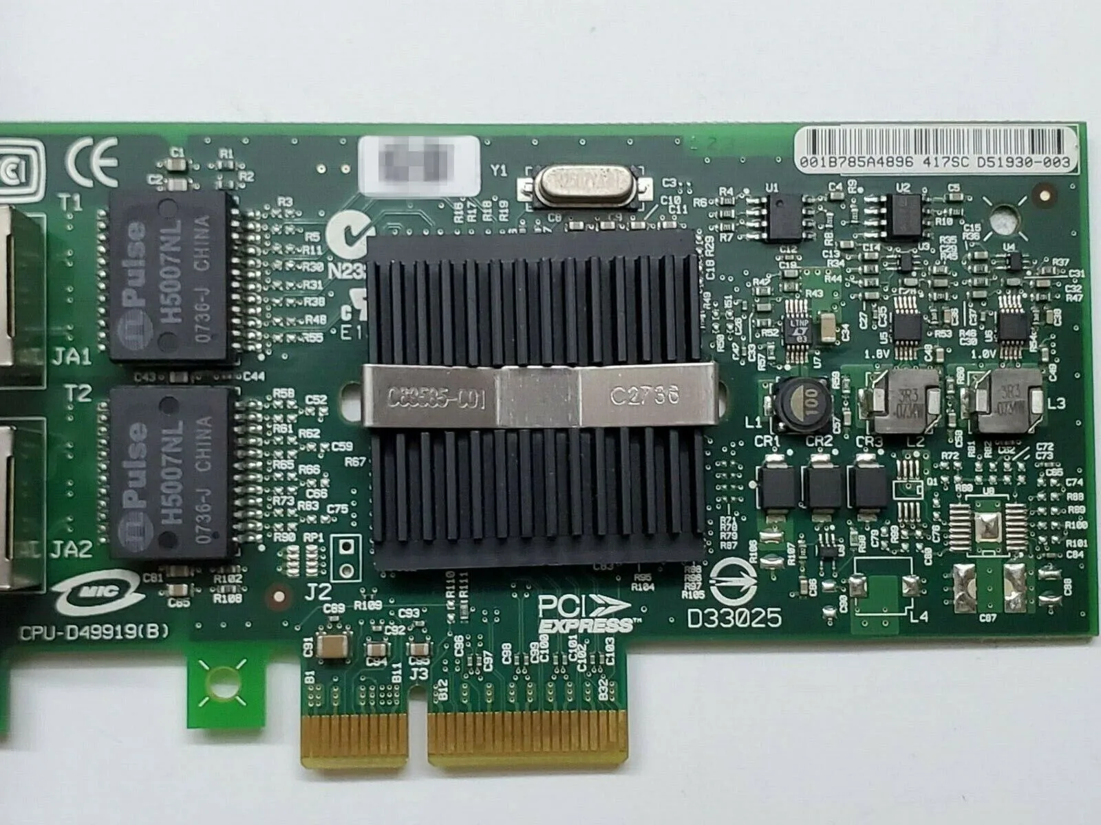 Imagem -04 - Expi 9402pt Nc360t Dual Port Adaptador Servidor Pci-e Placa de Rede 82571