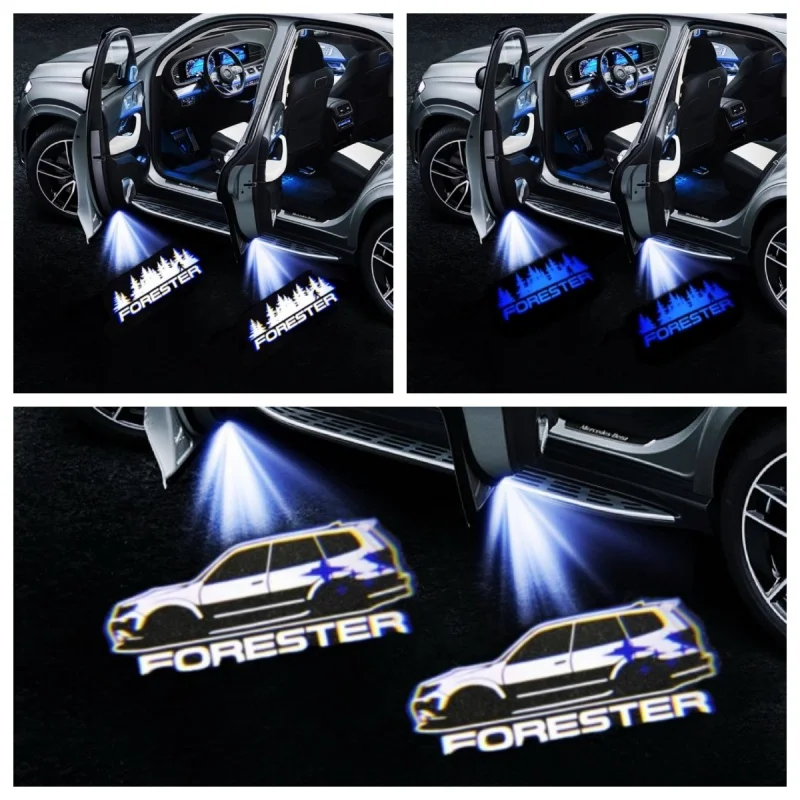 

LED Car Door Logo Projecteur Light Car Styling Welcome Courtesy for Subaru Forester SH/SJ/SK/SL 2013 2014-2022 2023 2024 2025