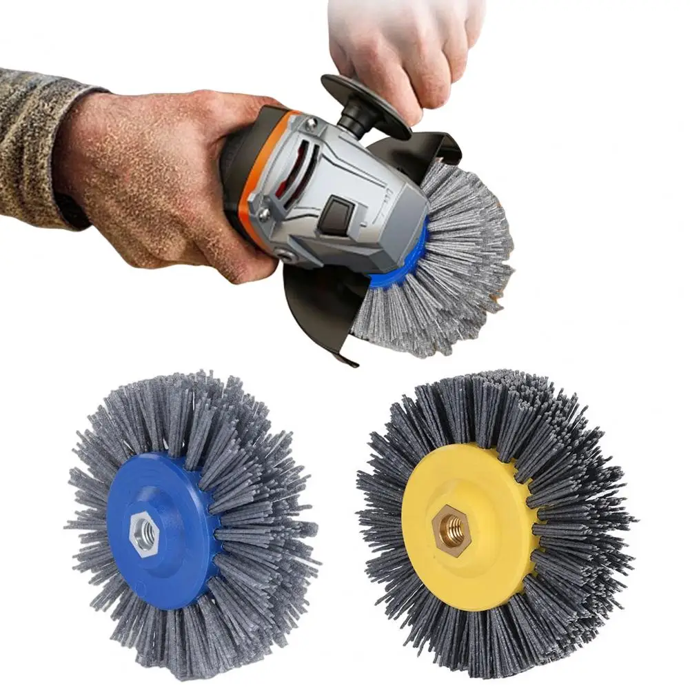 Polishing Brush Heavy-duty Nylon Brush for Angle Grinder Rust Resistant Wire Wheel Brush Multi-purpose Woodworking Tool for Easy