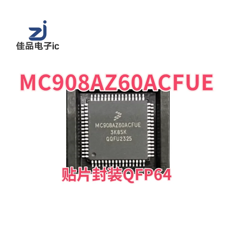 MC908AZ60ACFUE MC9S908AZ60ACFUE SMT Pacote QFP64 Placa de computador automotivo Chip CPU