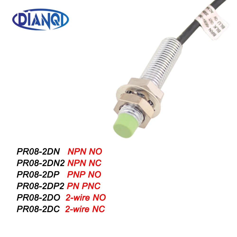 Inductive Proximity Sensor PR08-2DP2 PNP 3WIRE NC Detection distance 2MM DC6-36V Proximity Switch sensor switch