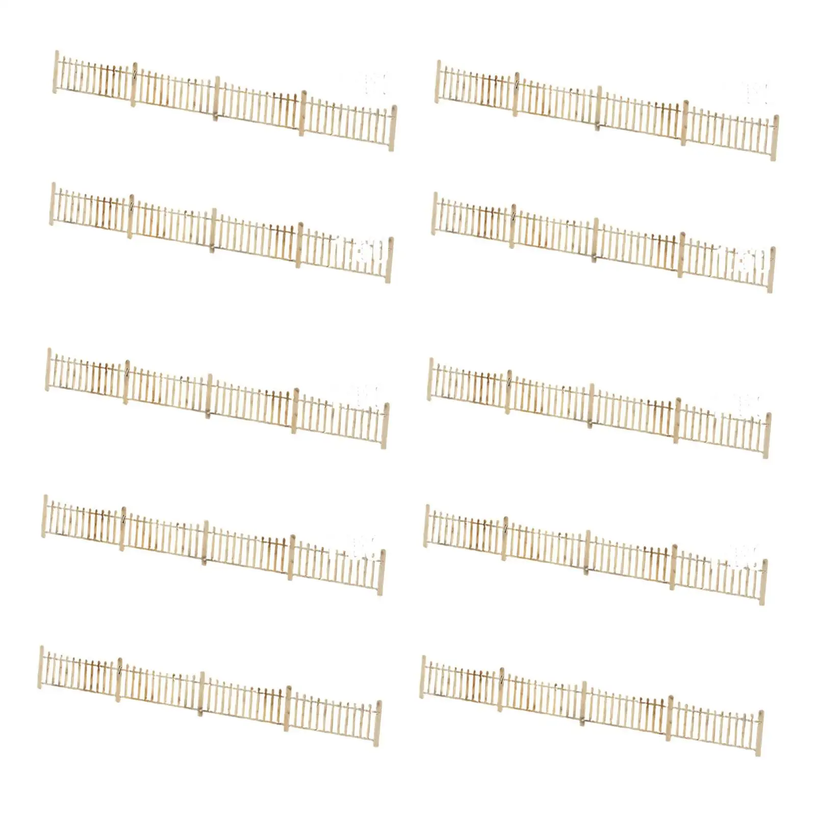 10 stuks miniatuur hekken landschap hekken 1/50 realistisch modelspooraccessoires voor tuinlandschap model DIY diorama scène