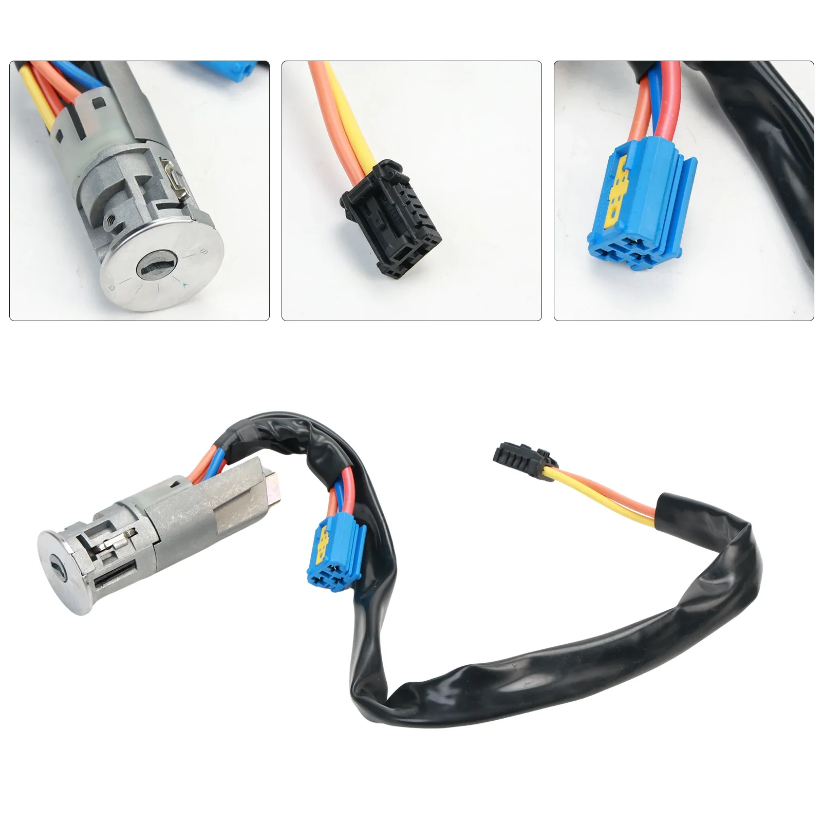 Set di 3 serrature + tappo carburante Neiman + 2 tasti compatibile con Peugeot 206 (dal 1998)