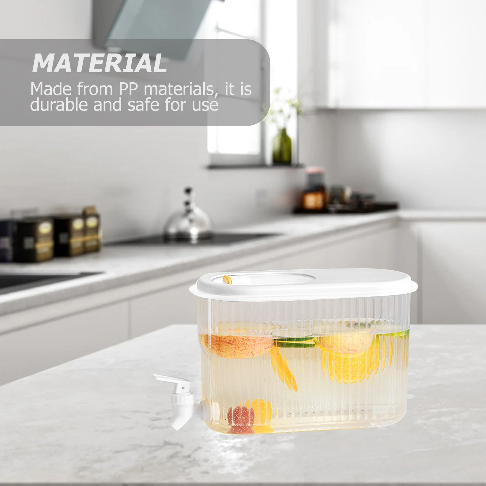

Cold Water Dispenser With Faucet Large Drink Dispenser For Party Home Restaurant Outdoor Beverage Container Fridge