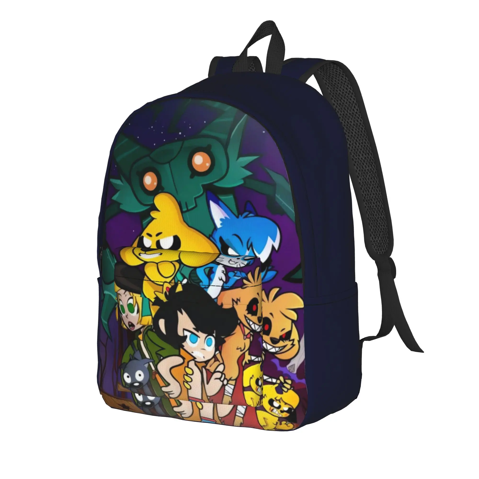 Kawaill Compadretes Mikecracked Backpack  Youth Polyester University Backpacks Breathable Cute School Bags Rucksack