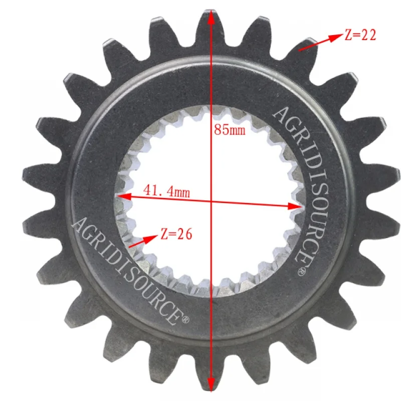 Hot sale  for lovol Agricultural Farm tractor Spare Parts TB604.372-03II drive gear