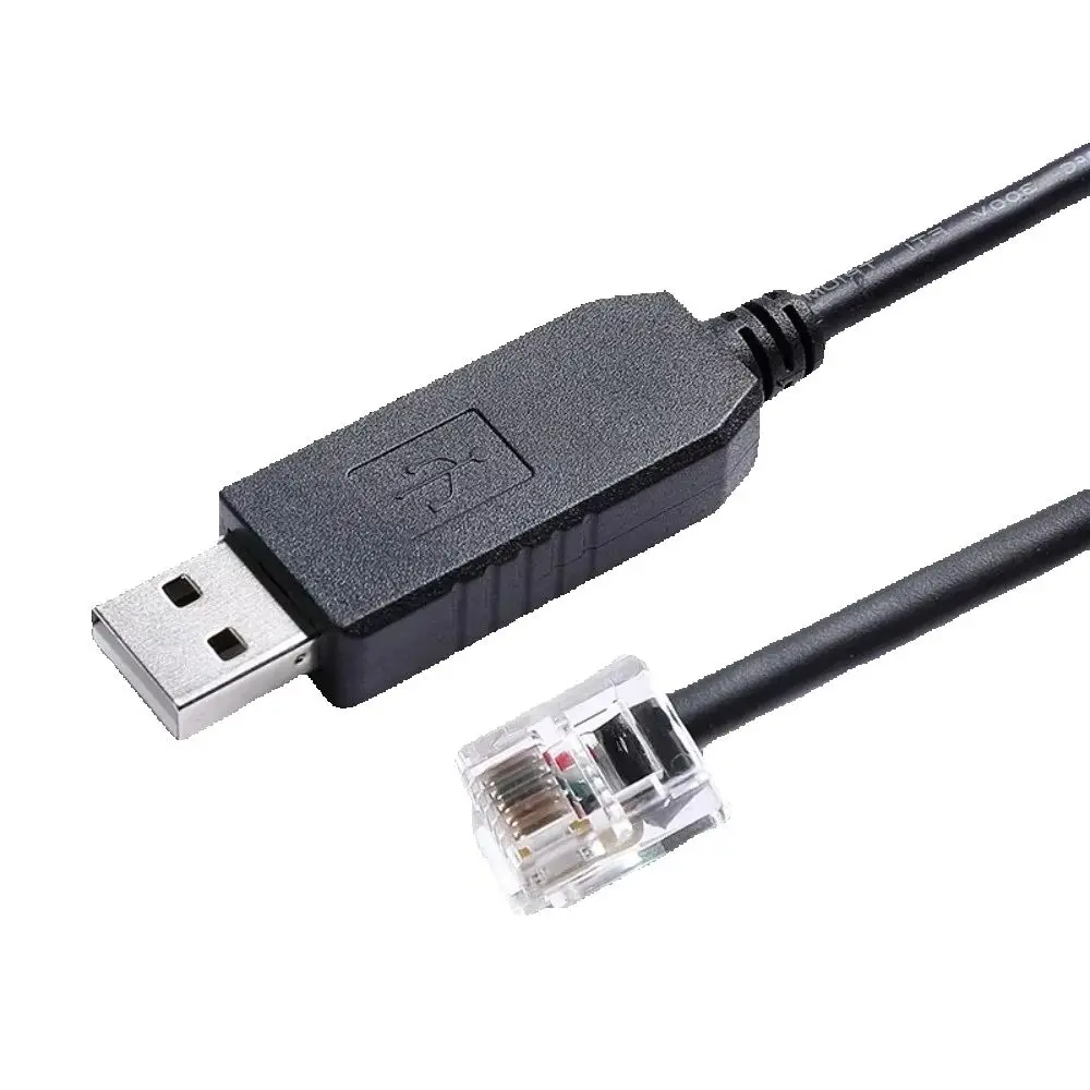 Hirschmann Managed Switch V.24 Management Configuration Cable RS232 Serial USB /DB9 Female to RJ11 Communication Cable