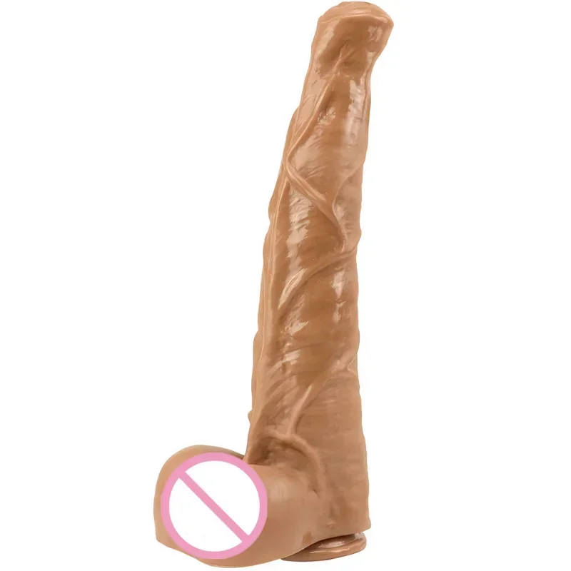 14.76 Inch Huge Realistic Animal Horse Dildo Female Sucker Anal Adult Sex Toy