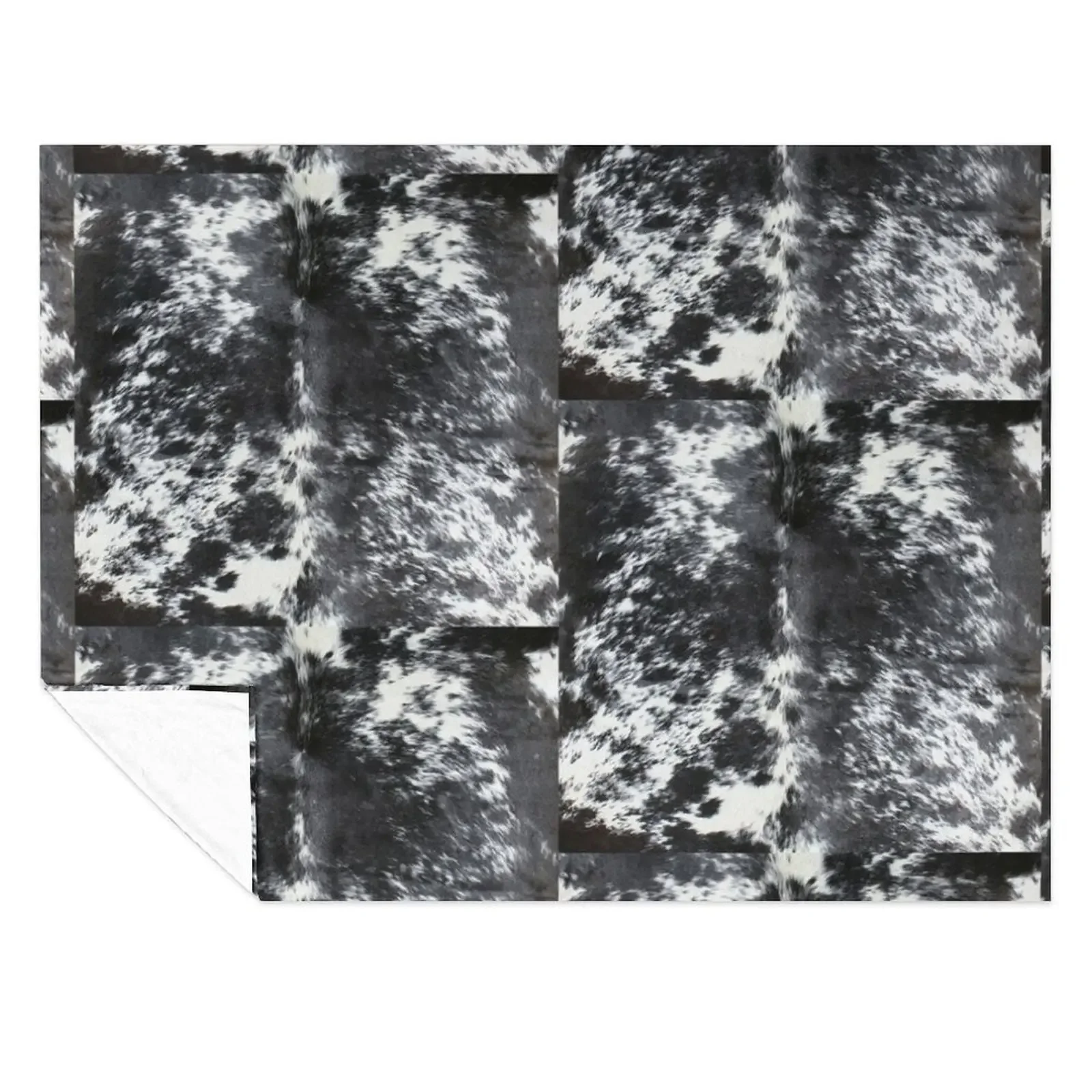 

Cowhide Black and White | Texture Throw Blanket Sofas blankets and throws Stuffeds blankets ands Blankets