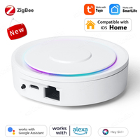 for HomeKit Tuya ZigBee 3.0 Gateway Hub Wired/Wireless Smart Home Bridge Smart Life Voice Control Work with Siri Alexa Google