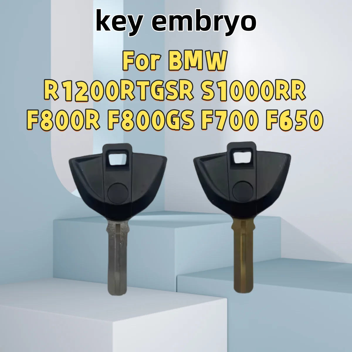 

30PC For BMW R1200RTGSR S1000RR F800R F800GS F700 F650 Original Blank Key Motorcycle Replace Uncut Keys can be placed anti-theft