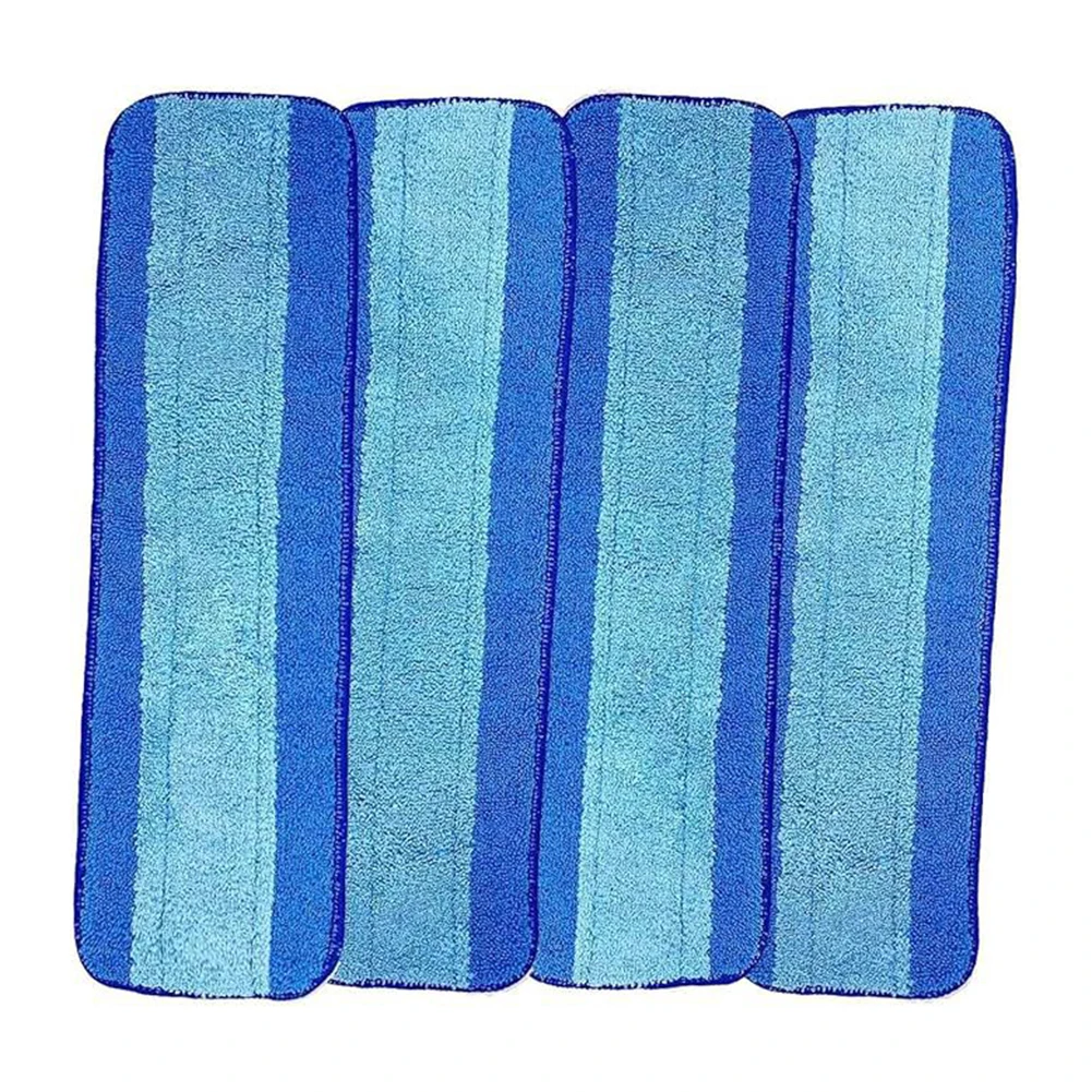 For Hardwood Floor Cleaning Mop Pads Microfiber Replacement for Wet Dry Use for tile Laminate Marble Linoleum 4 Pack