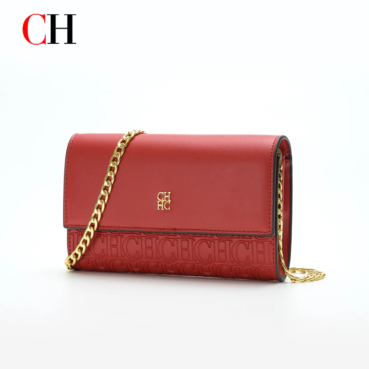 Mini Bag Evening Clutch - Bolsa transversal feminina CH, bolsa vermelha