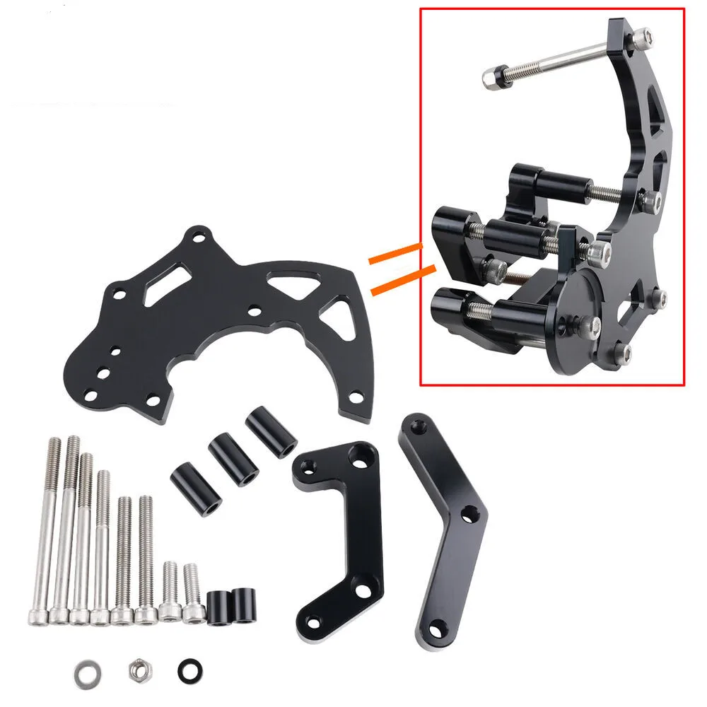 A/C High Mount Bracket Kit For Chevy GMC LQ LS2 LS3 LS6 Vortec Truck Engines Aluminum Anodized Finish Car Accessories