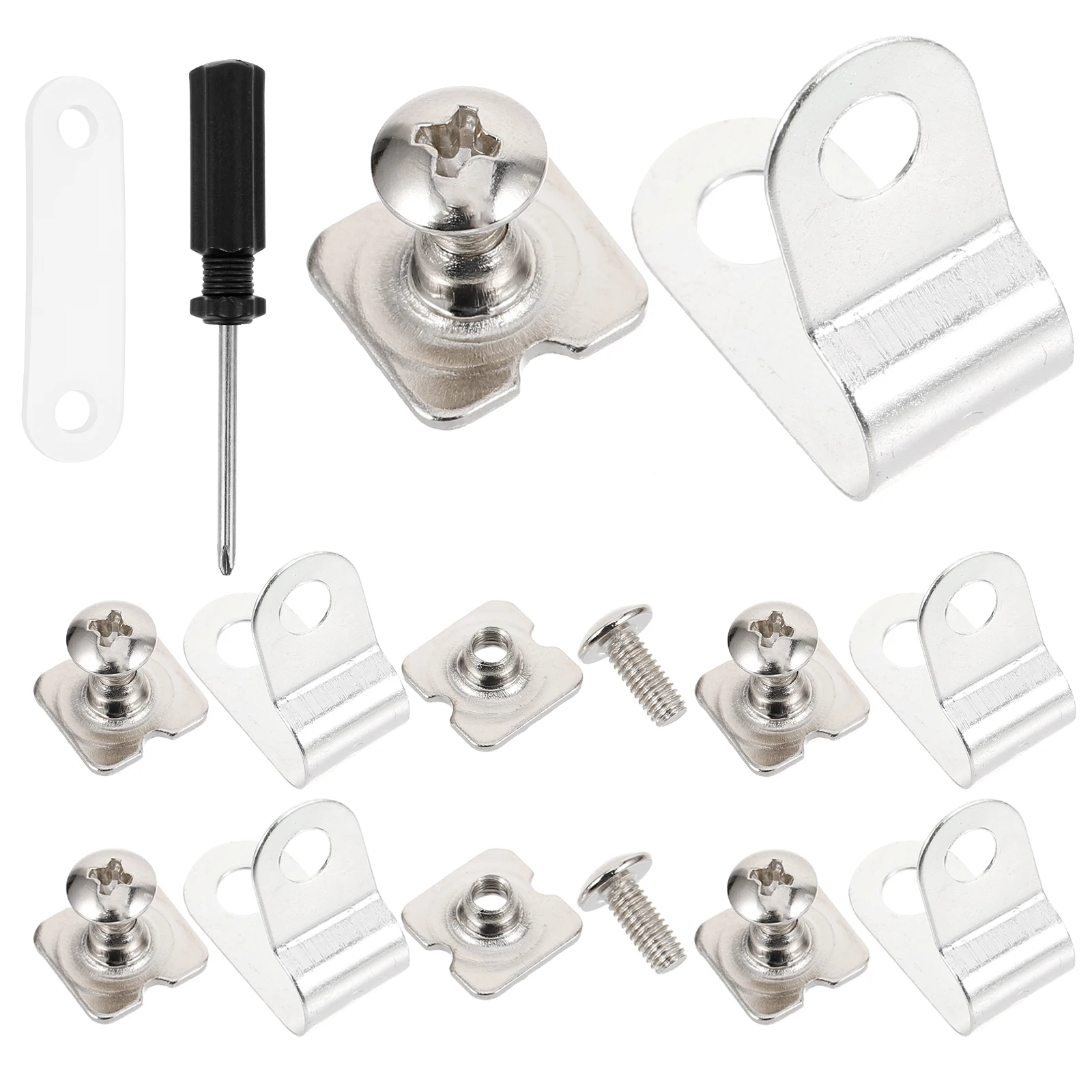 

1 set Visor Fasteners Repair Kit for Hockey Softball Field Quality Screws Clips Hardware Replacement Parts
