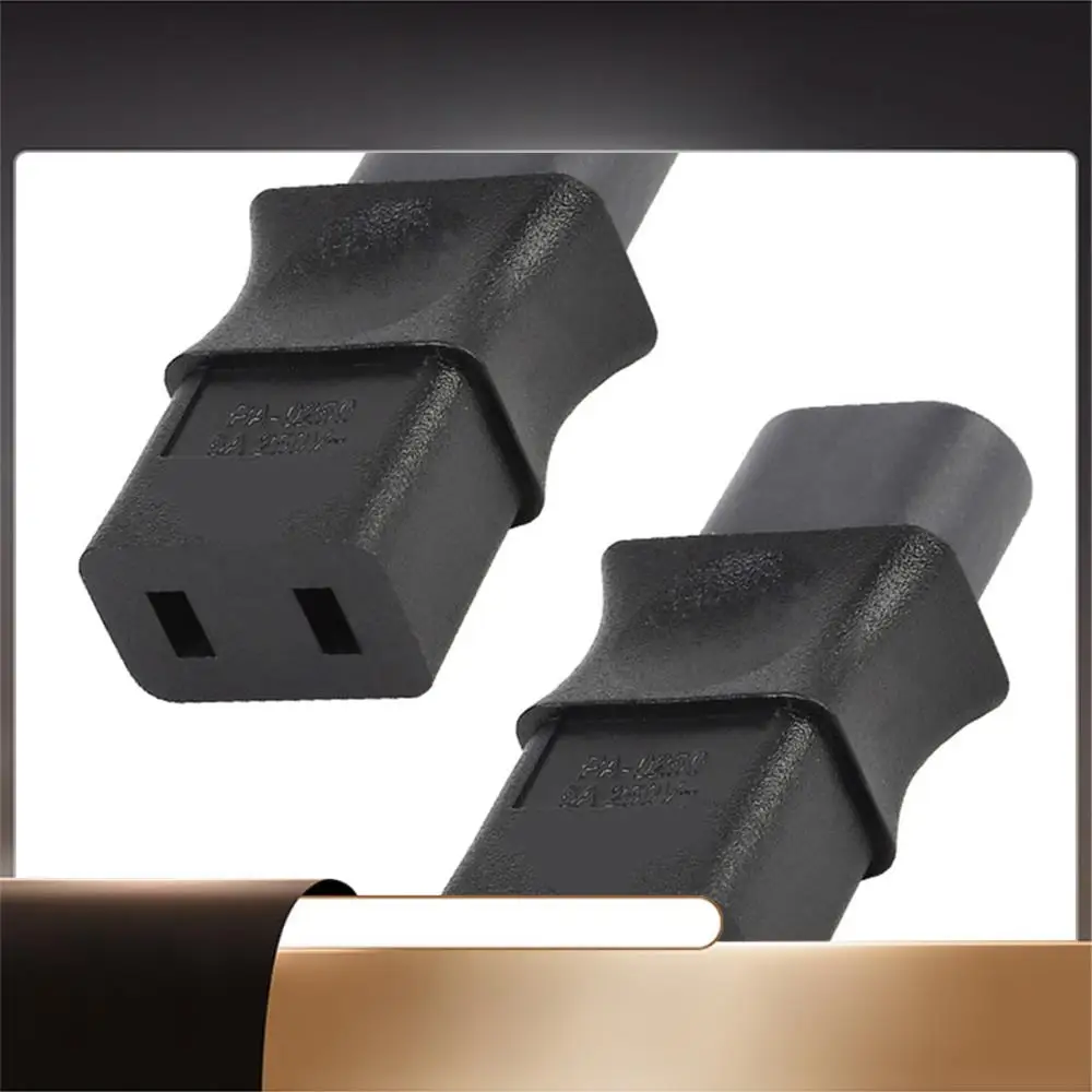 

2PCS 2-Pin Iec 320 C8 Male To Iec 320 C9 Female Ac Adapter 6A/250V Industrial Power Converter-X64A