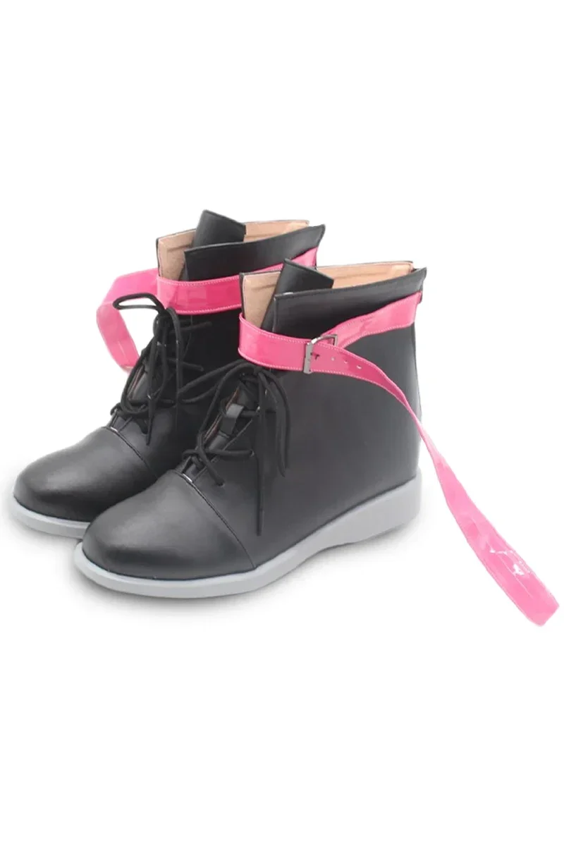 Game PJSK Shiraishi An Cosplay Shoes PU Shoes Halloween Carnival Boots Cosplay Props Custom Made