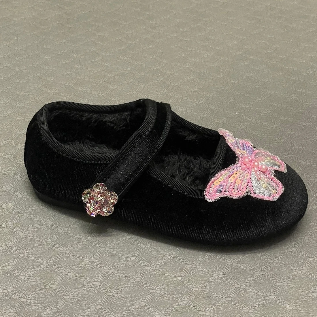 Popular Wholesale Butterfly Shape Princess Shoes Fashion Dressing Shallow Performance Girls' Shoes 24-36 Yards Birthday Gift