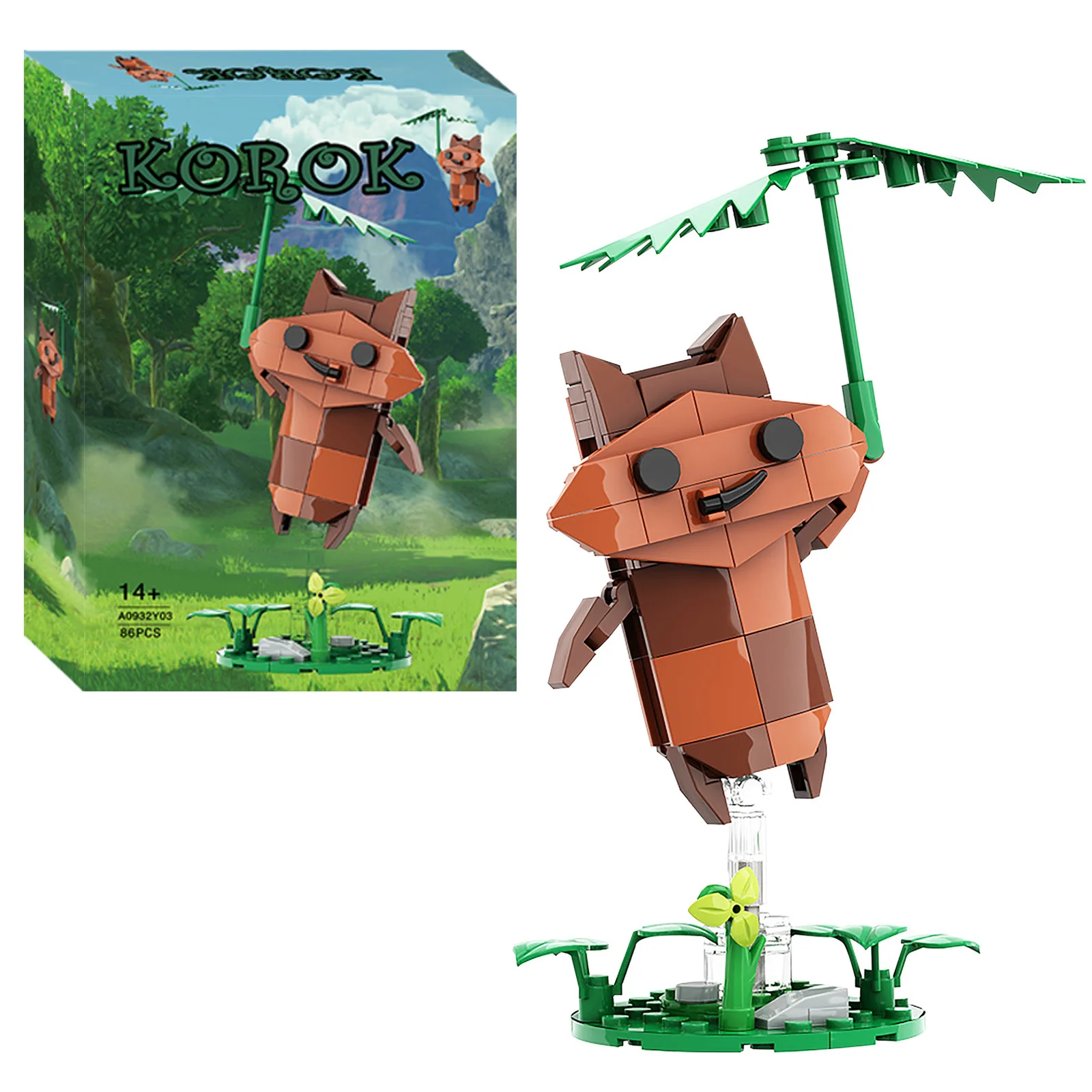 Bricklink Ideas Zeldaed Action Figures Bricks Yahaha Korok - BOTW Keglo Seeds Sets With Box Building Blocks Kid Toys Gift