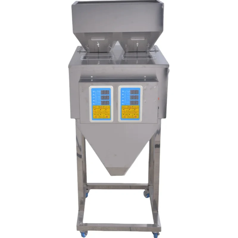Double Herb Spice Coffee Powder Filler Dispenser Vertical Filling Weighing Packing Automatic Dispensing hine