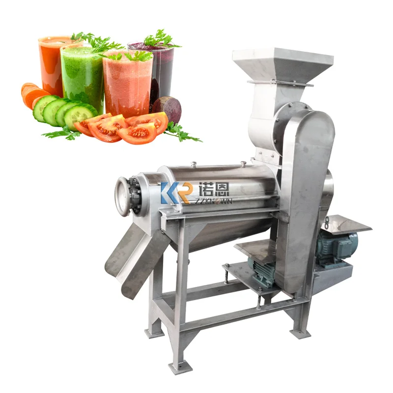 1.5t/h Mango Apple Lemon Juicers Automatic Orange Squeezer Industrial Fruit Vegetable Slow Juicer Crusher Extractor Machine