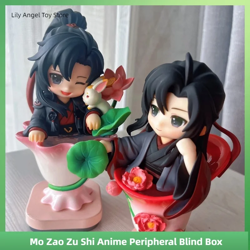 

In Stock Mo Zao Zu Shi Anime Peripheral Blind Box Original Weiwuxian Lanwangji Q Version Figurines Model Ornaments Gifts Toys