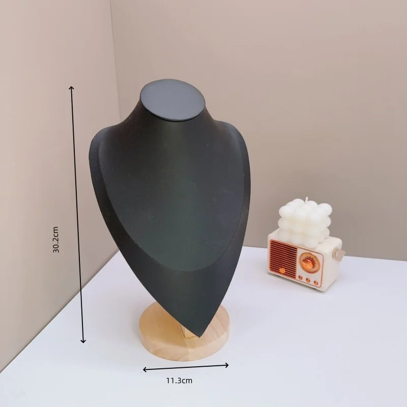Holz-Halskettenständer Schmuckkästchen Aufbewahrungshalter Anhänger-Schmuckständer Geeignet für Heim- oder Ladenausstellung – Detail 16