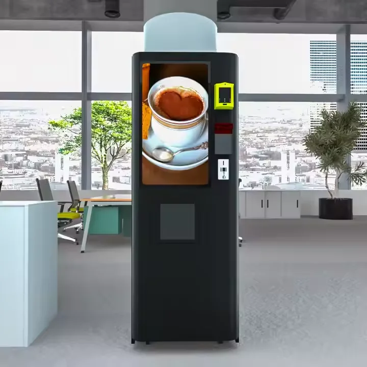 

High Performance Fully Automatic 21.5 Inches Touch Screen Coffee Vending Machine Easy Operation Popular Pick