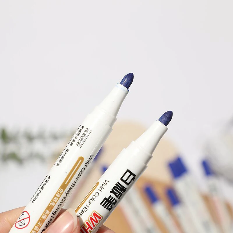 1/4/8 piezas de pluma pizarra negro blanco de marcadores de la escuela de los niños pluma de dibujo de la escuela suministros de oficina