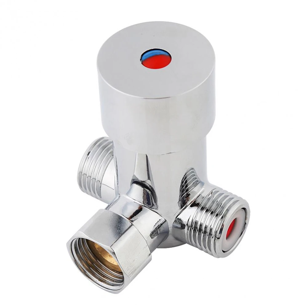 

AB46-2X G1/2 Hot Cold Water Mixing Valve Thermostatic Mixer Temperature Control For Automatic Faucet