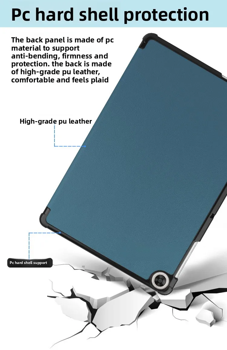 Für Huawei Tablet Schutzhülle MediaPad T5 10 Zoll - Hartschalen-Dreifach-Faltbare Lederhülle – Detail 9