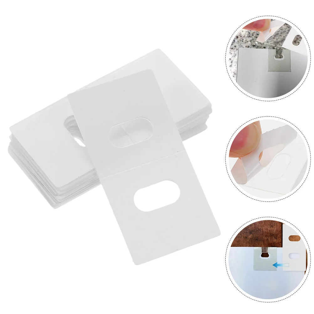 

20 Pcs Curtain Repair Stickers Vertical Blind Vane Savers Blade Tabs Fixer White Window Blinds Replacement For