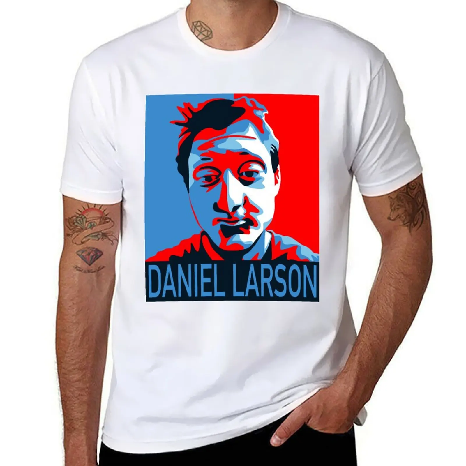 

Daniel Larson for President T-Shirt t shirts cotton 100% cotton t shirt man T-Shirt