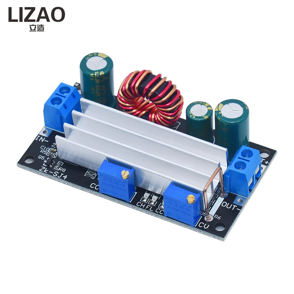 LIZAO SJ4 60W DC-DC Boost Buck Converter Automatic Constant Current Solar Charging Voltage Regulator Board