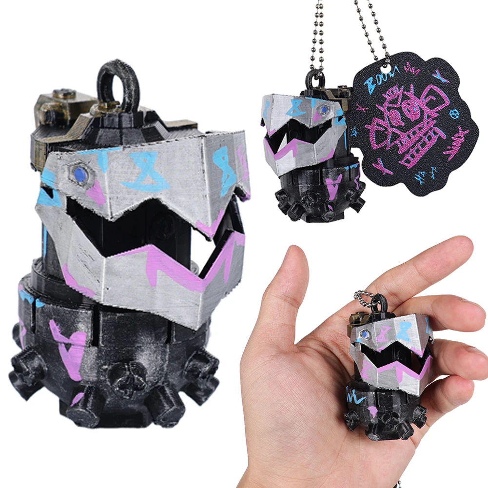 

2024 Game LoL TV 2 Cosplay Arcane Jinx Grenade pendant Roleplay Hallowma Outfits Accessories Party Carnival Role Play Prop