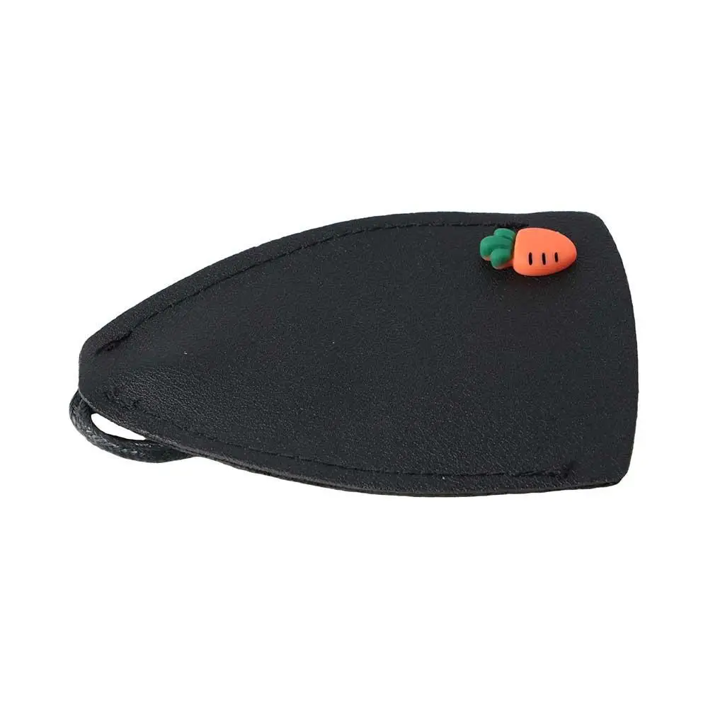 Estuche para llaves de piel sintética con diseño de dibujos animados (huevos, cerdos, frutas), tipo saco con cordón, para llaves de casa, con diseños de melocotón y cereza, funda para llaves, monedero para llaves, bolsa para llavero