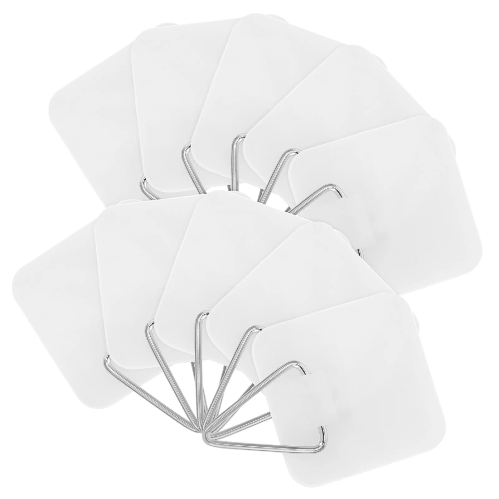 

10pcs Wall Hanging Photo Frame Adhesive Hooks Home Decorative Hangers Bathroom Picture Sticky Foamboard Display Platter