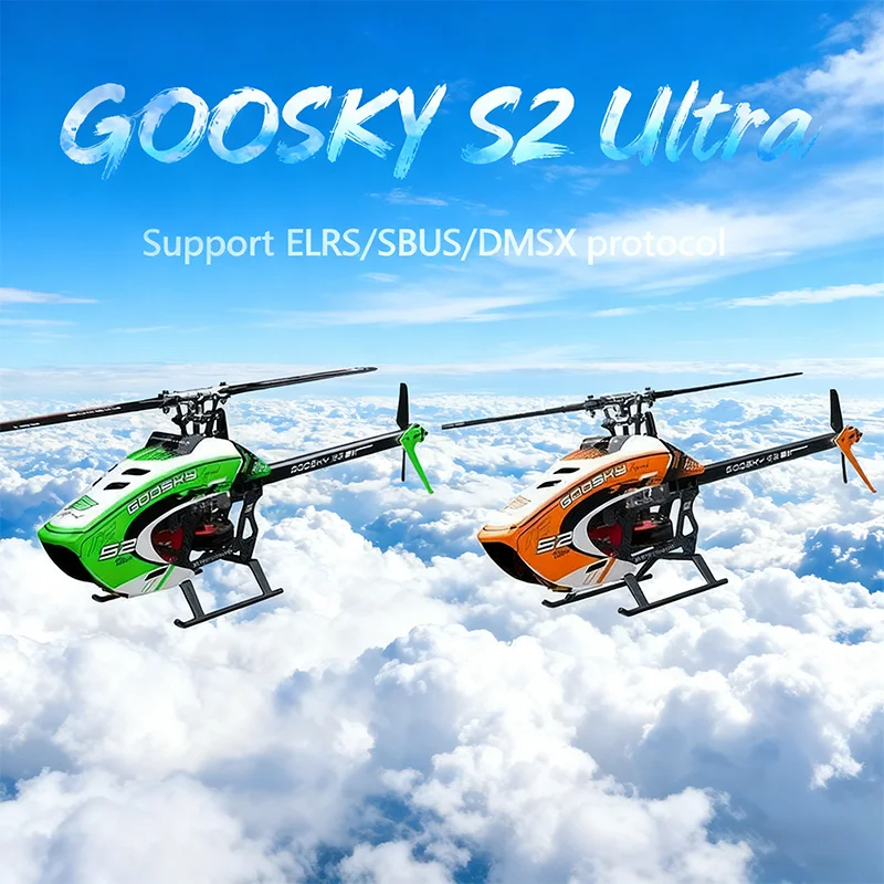 

GOOSKY S2 Ultra 3D Professional Remote Control Stunt Helicopter High-Performance Dual Brushless Direct Drive RC Helicopter BNF