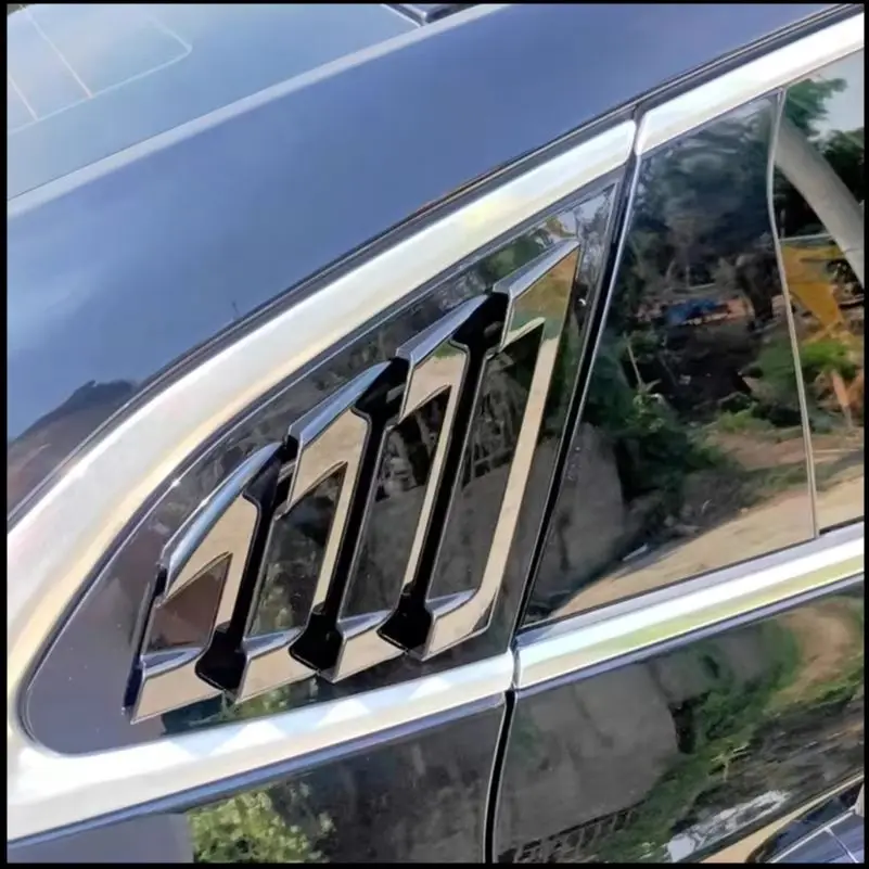 

Car Styling For Chevrolet Malibu 2016-2020 Rear Window Blind Shades Louver Vent Cover Trim Decoration Frame Auto Accessories