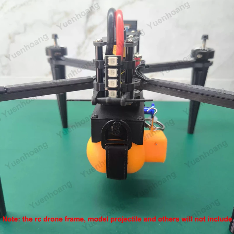 1PCS Ring Pull Release Integrated Thorwer Dropper Single Switch Control Servo Force 25N Payload Airdrop Device for FPV RC Drone view 6